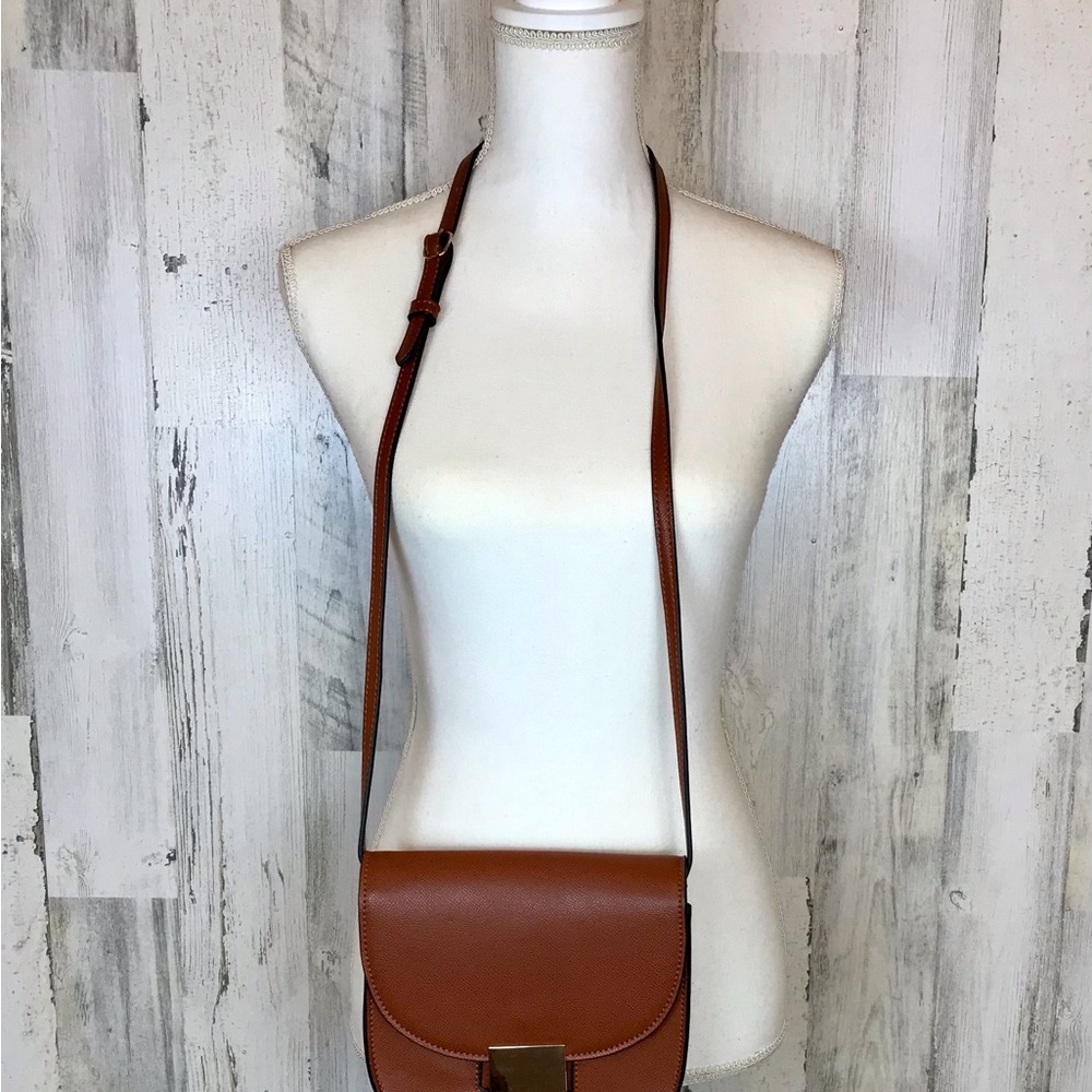 Melie Bianco Brown Crossbody Bag